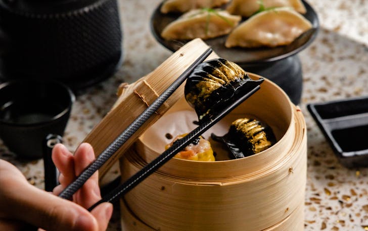 Yum Cha with a dumpling at a popular Mornington Peninsula restaurant