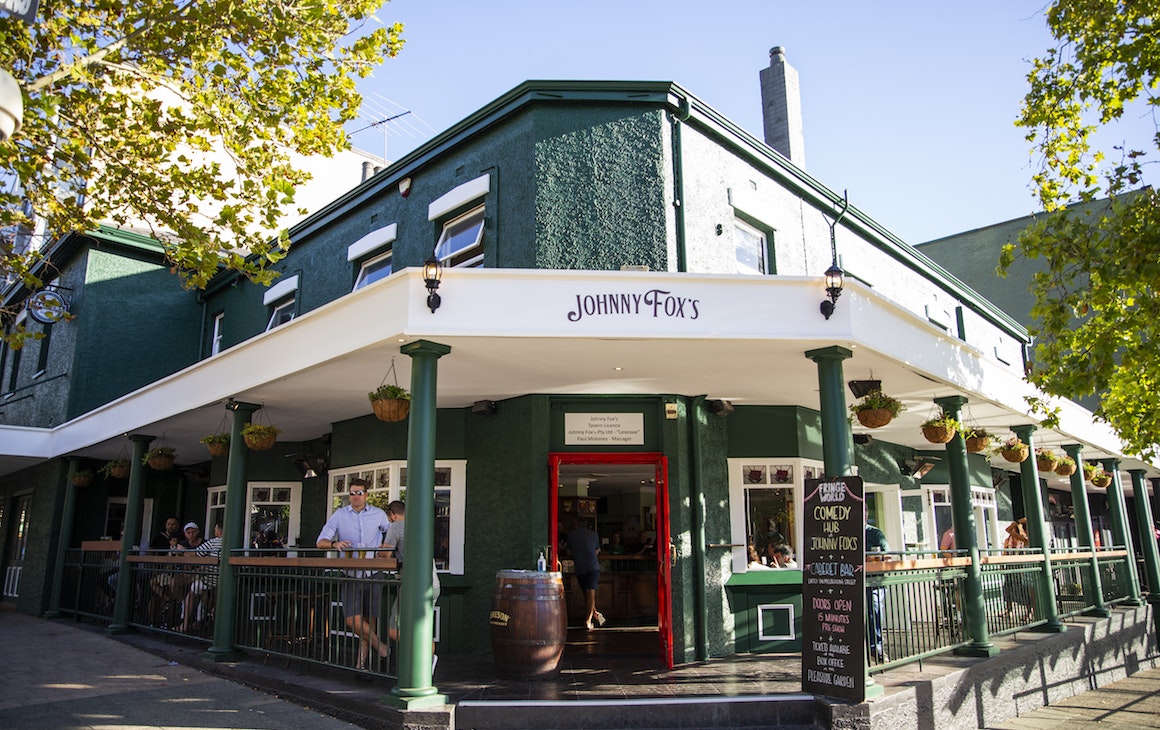 Exterior of new Johnny Fox's in Northbridge