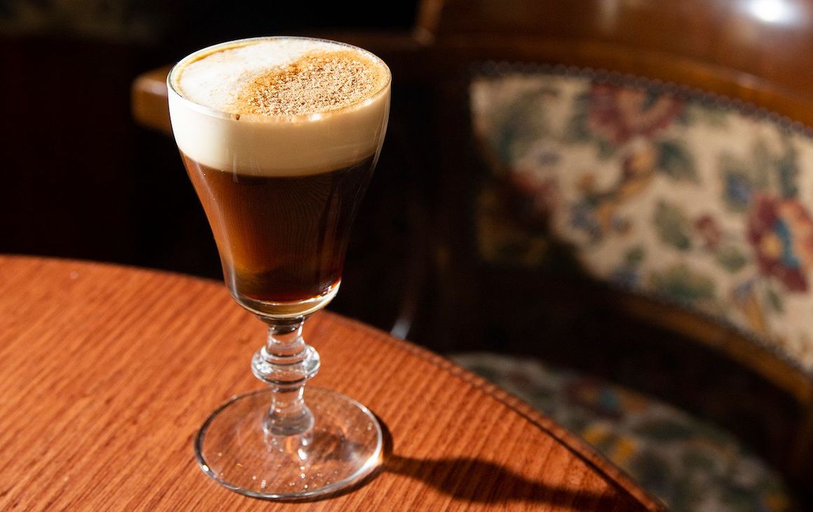 Image of Irish coffee at Johnny Fox's