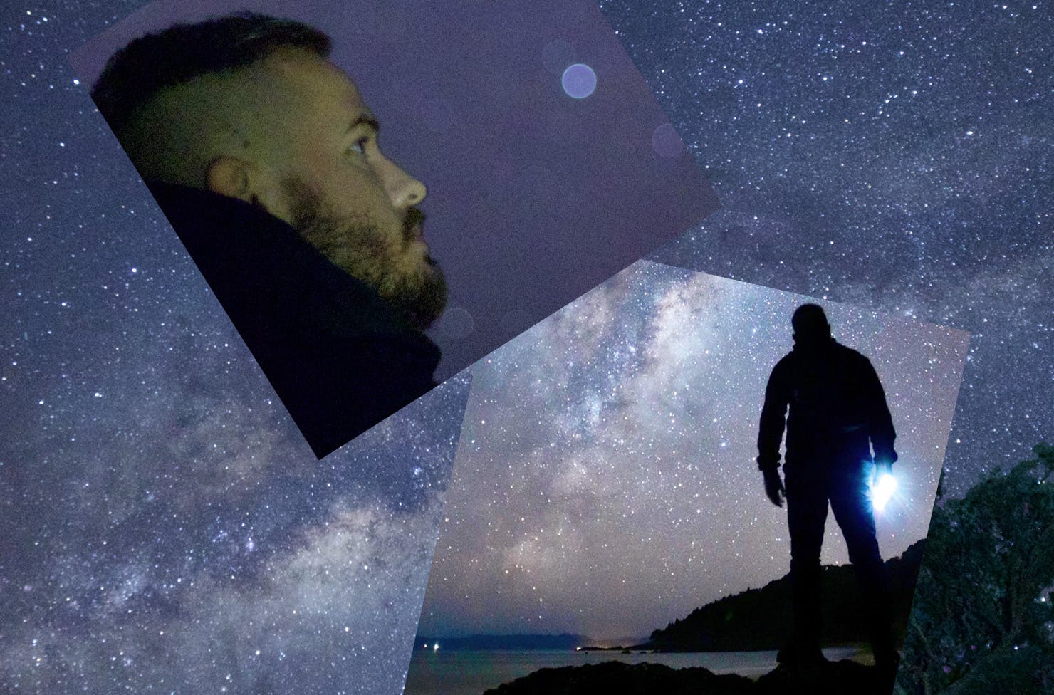 A collage image of July's guest editor Josh Aoraki.