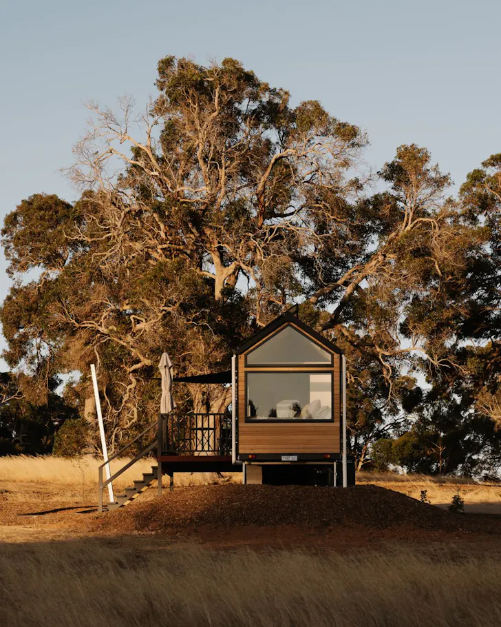 A view of Juniper Tiny House best tiny home stays WA