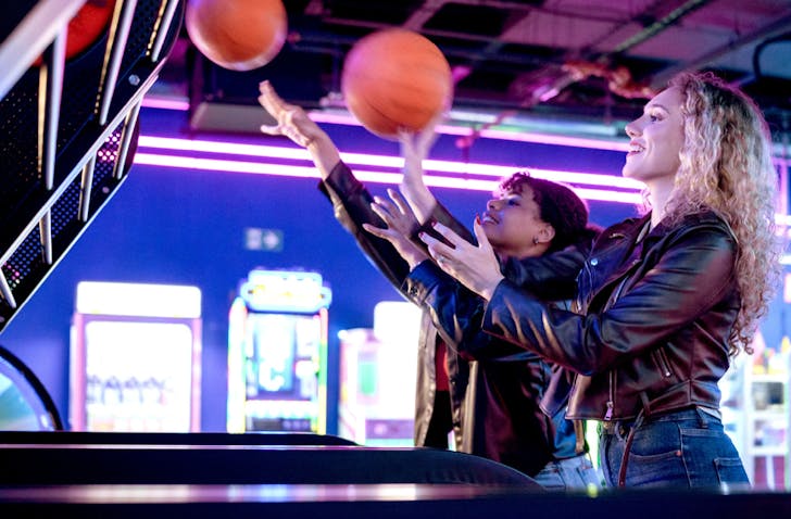 two people playing