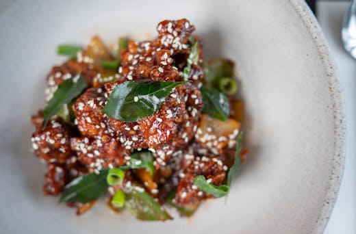 A fried chicken dish