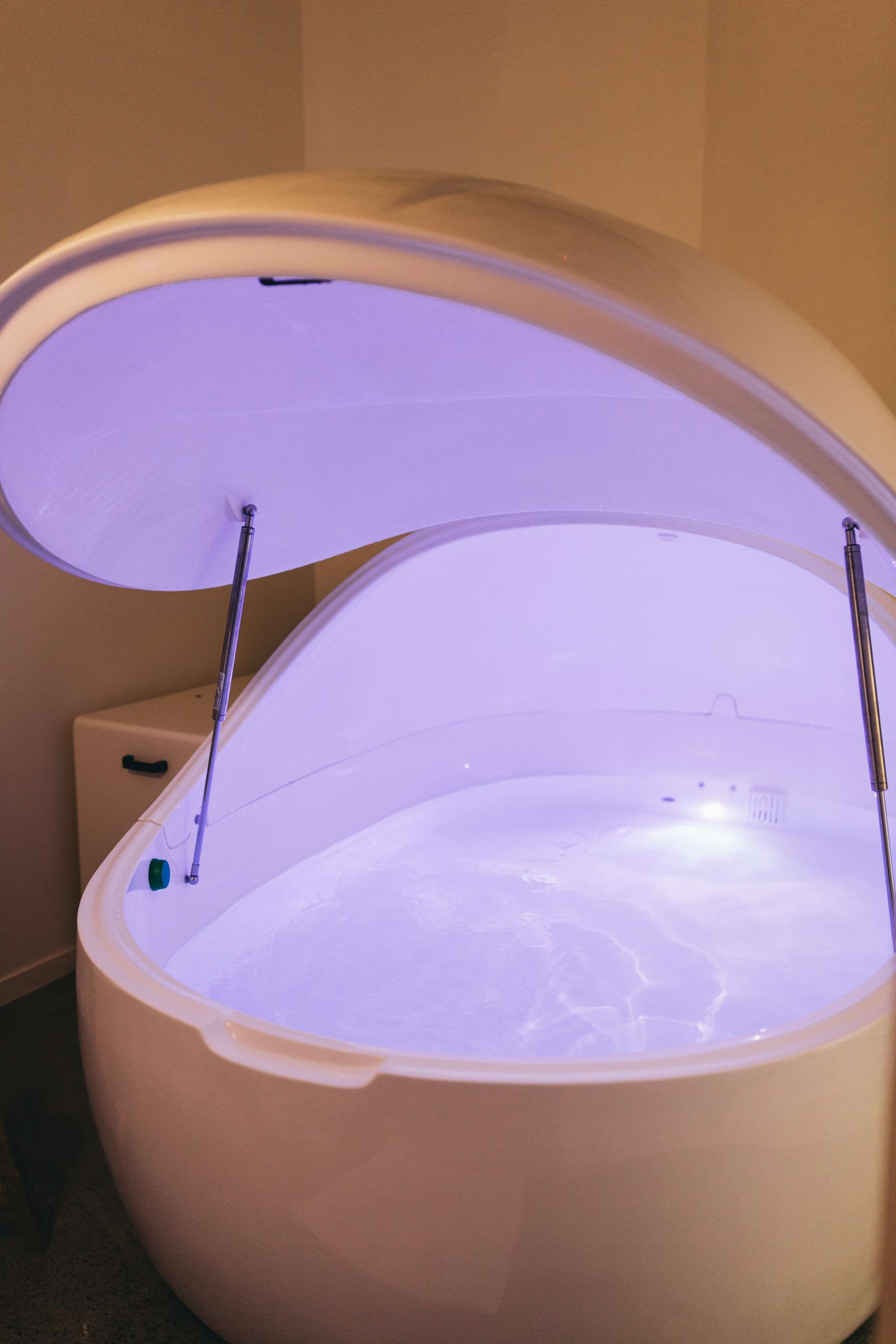 a sensory deprivation tank