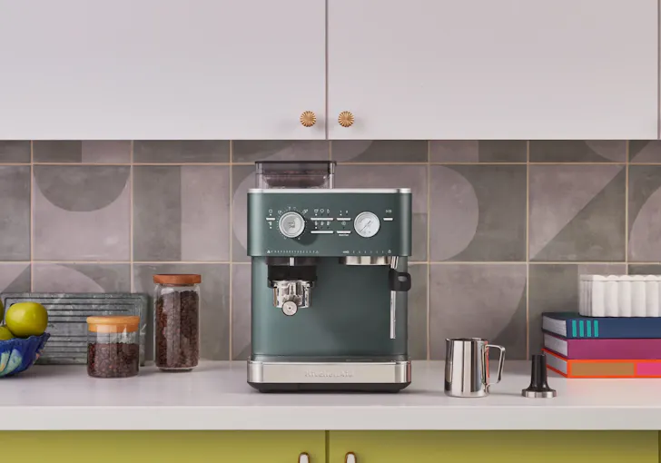 KitchenAid Semi Automatic Espresso Machine with Burr Grinder