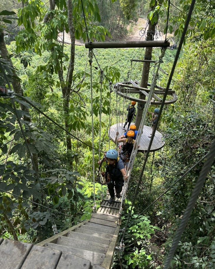 Kong Forest zip line adventure in Vietnam