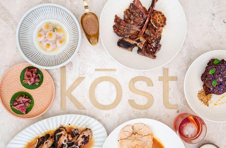 kost table flat lay