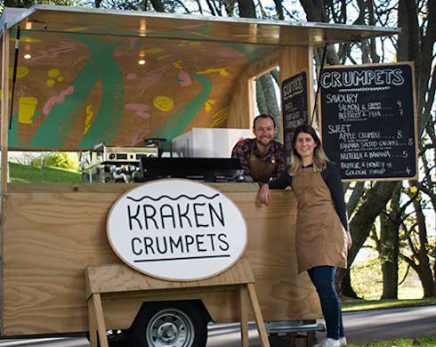 Kraken Crumpets Food Truck Auckland