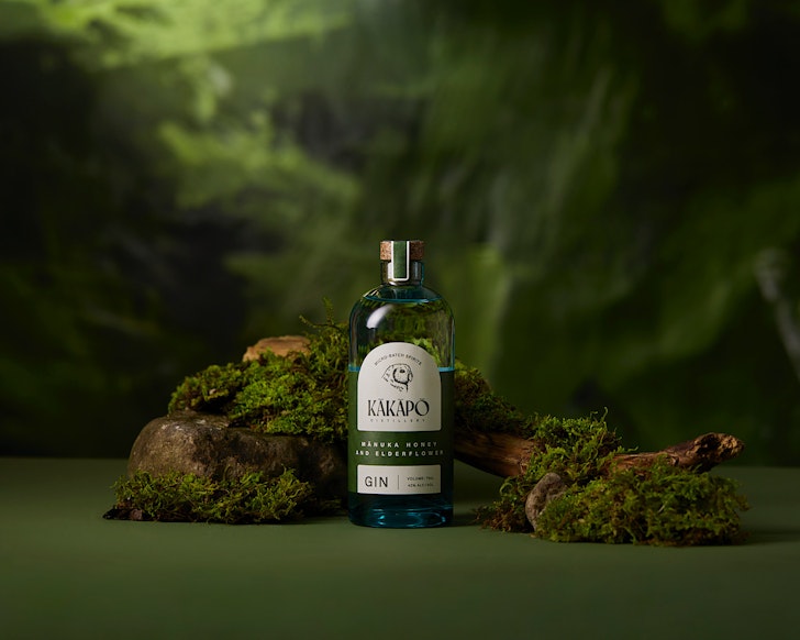 Mānuka Honey and Elderflower Gin from Kākāpō Distillery