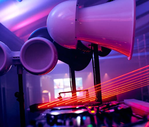 The VOID Air Motion system at Label in Sydney. 