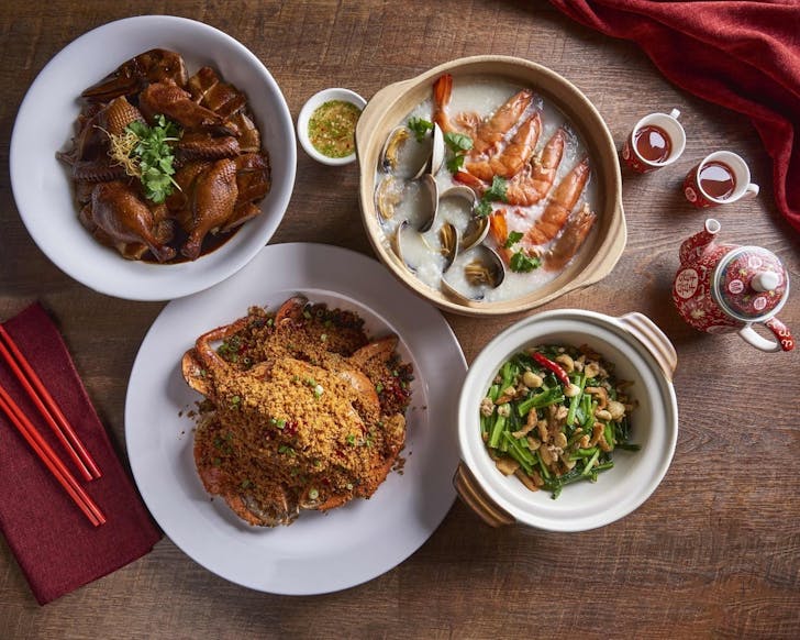 Seafood dishes from Lo Hey HK Seafood