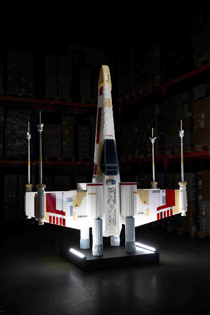 Right now you can see a little teaser with the X-Wing Red 5 on display in Melbourne Museum's foyer.