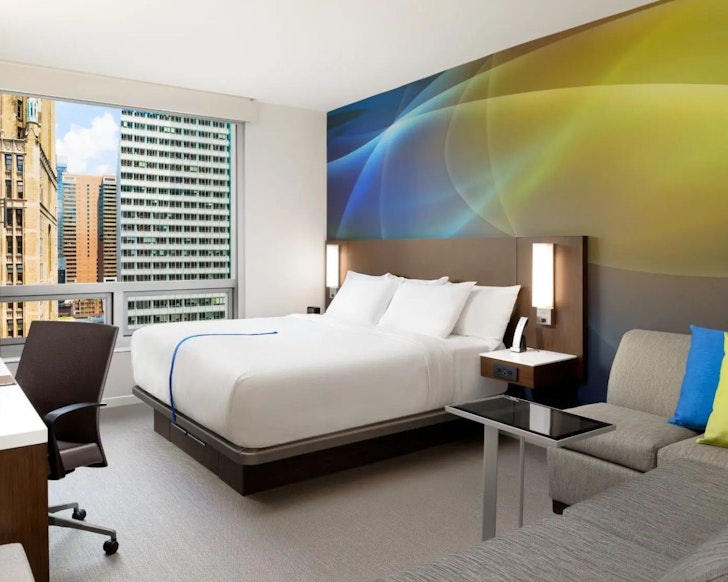 A room at LUMA Hotel Times Square best hotels for families New York