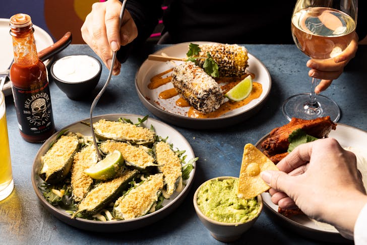 Food with drinks