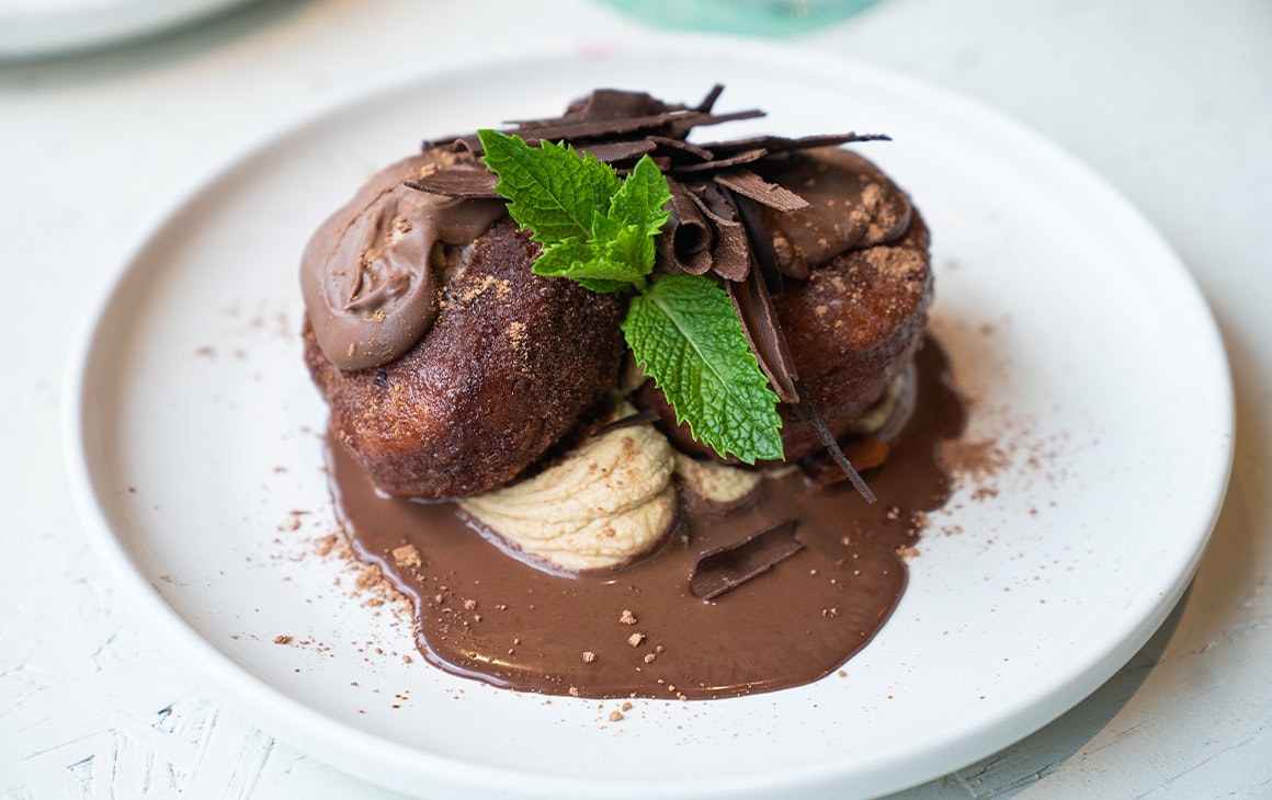 a chocolatey dessert