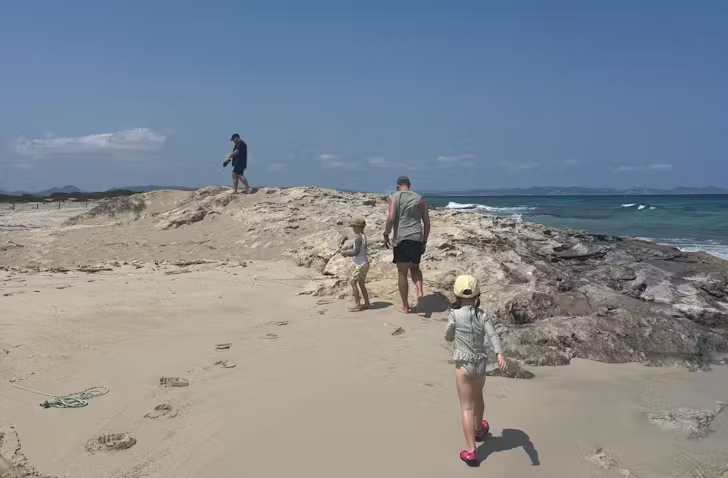 La Formanterra. Specifically Ses Illetes, a long stretch of beach with beautiful white sand