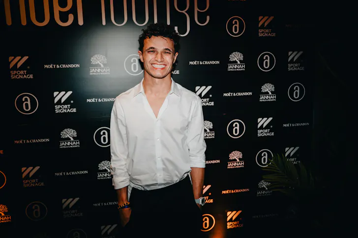 Lando Norris at Amber Lounge