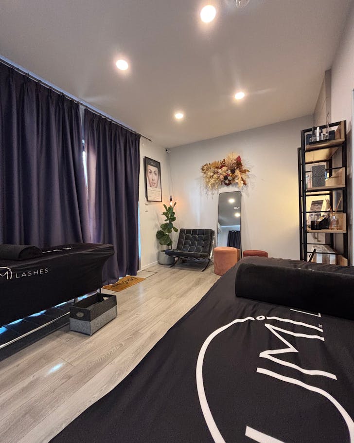 The interior of Lash Loft. 