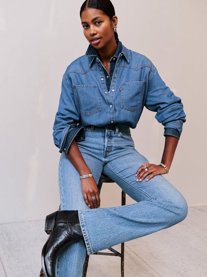 Person wearing jeans.