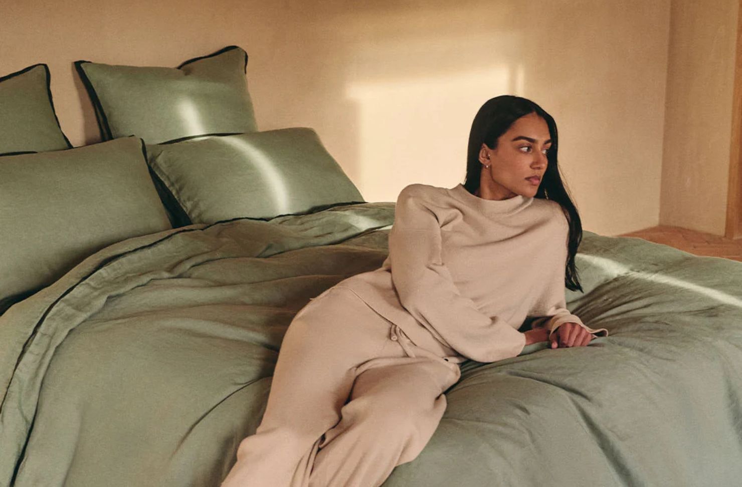 Hommey linen bedding
