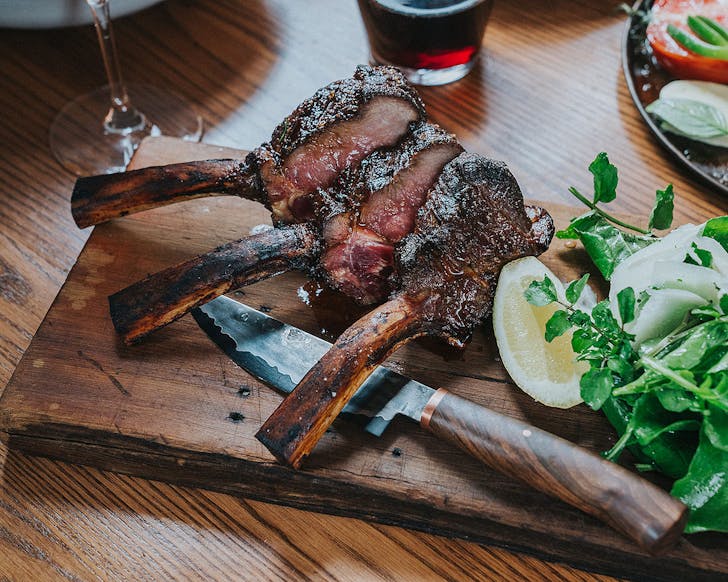 The bistecca at Little Aosta, one of the best restaurants in Arrowtown.