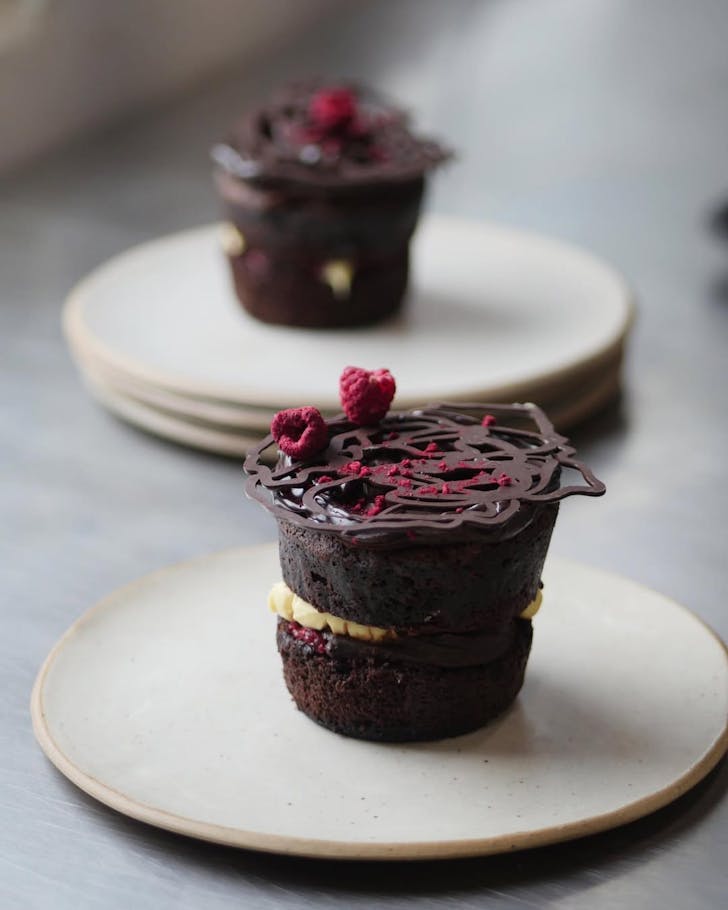 Mini chocolate cakes, just one of the treats Little & Friday became famous for.