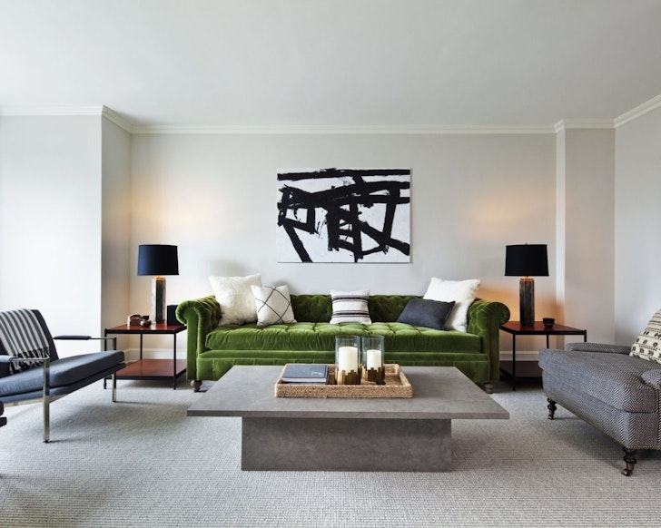 A living space at a suite at Loews Regency New York best hotels for families New York