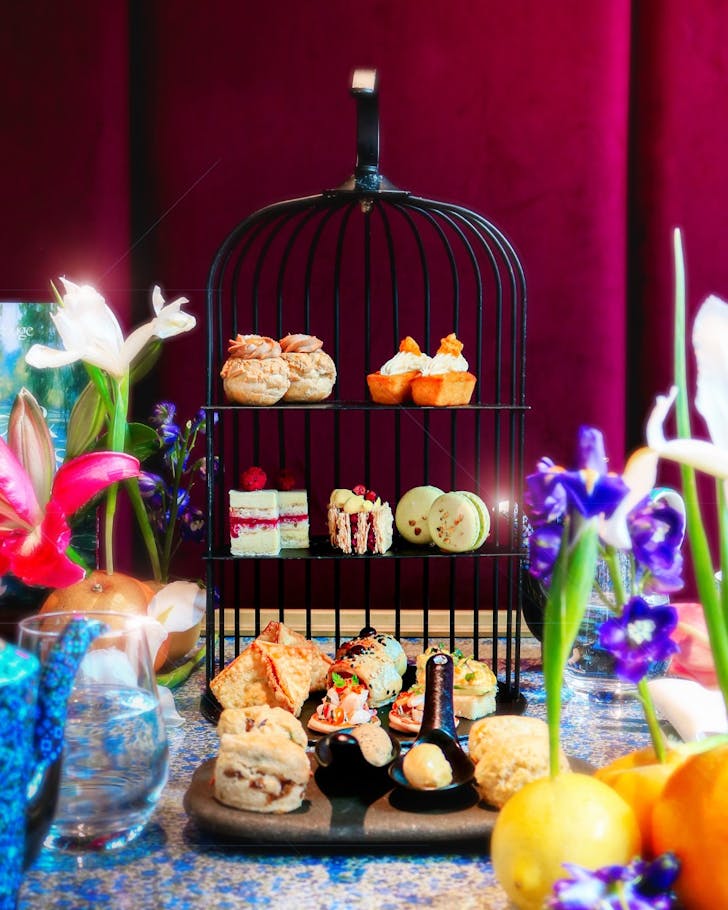 High tea at Lola Rouge. 