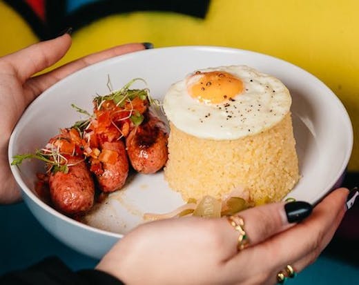 Dish at Lola's Filipino Diner