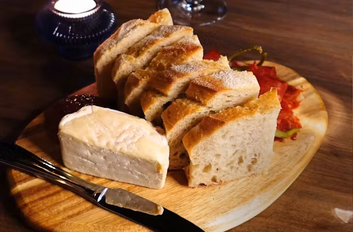 Cheese board.