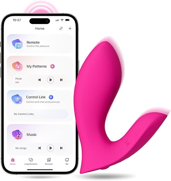 Lovense, Flexer App Controlled Silicone Hands-Free Wearable Knicker Vibrator