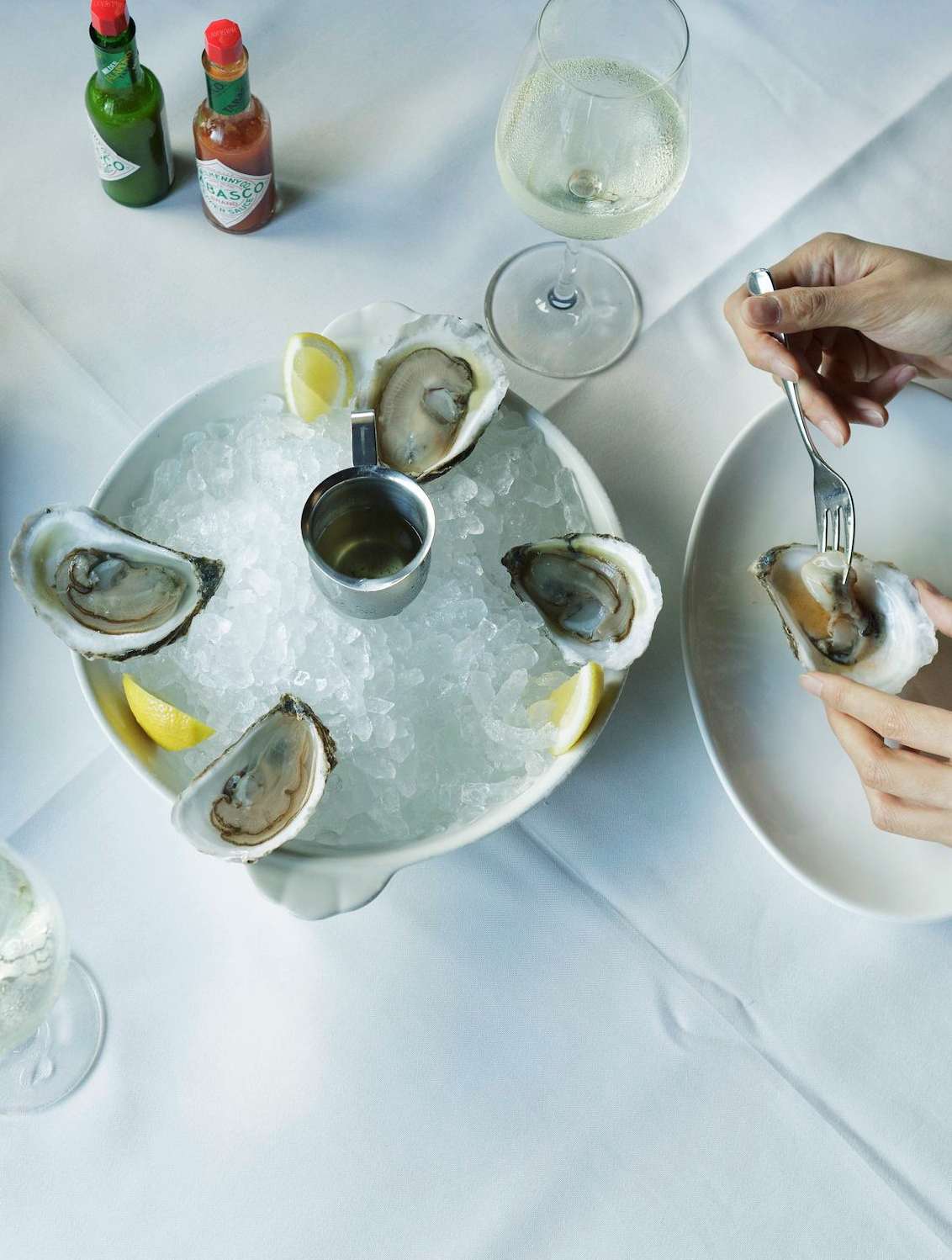 Oysters from Luke's Oyster Bar & Chop House