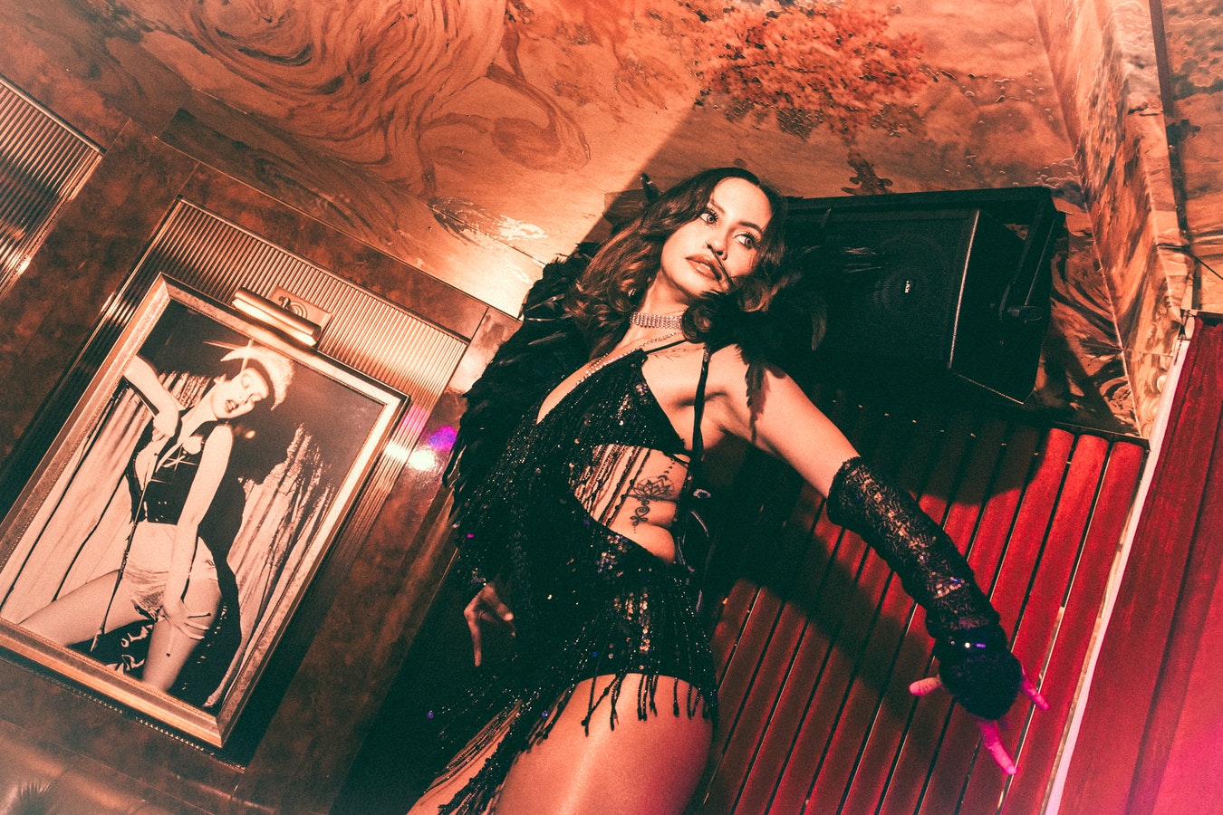 A dancer at Lulu's Lounge