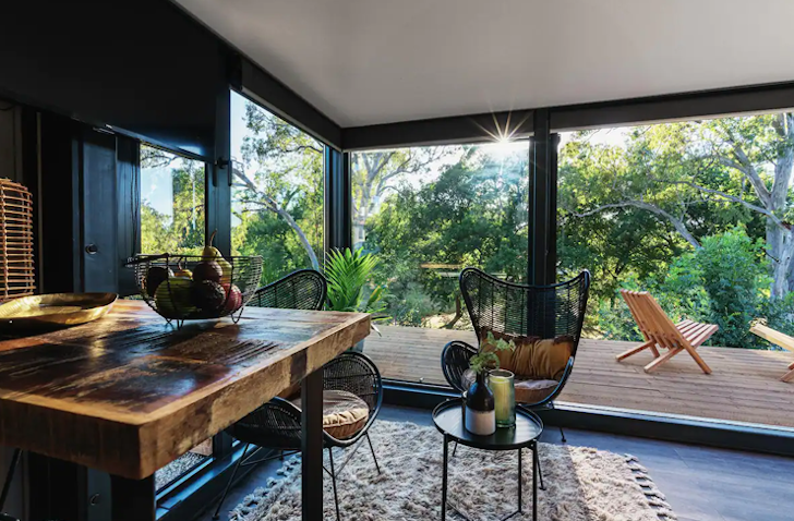 The Glamtainer tiny home in Victoria