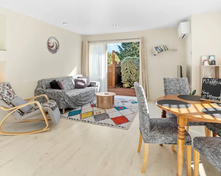 The living space at Luxury Alpine Villa best Hanmer Springs accommodation