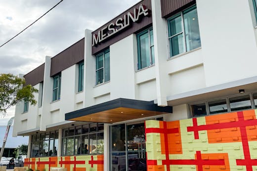 The front entrance to Messina HQ in Marrickville