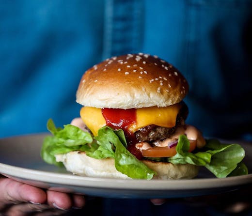 A classic cheeseburger from Macelleria in Bondi