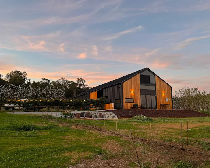 An exterior view of Mairiposa one of the best WA farm stays