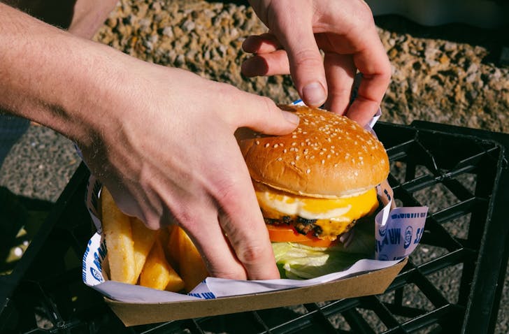 Mr. Mario's Take Away Burger