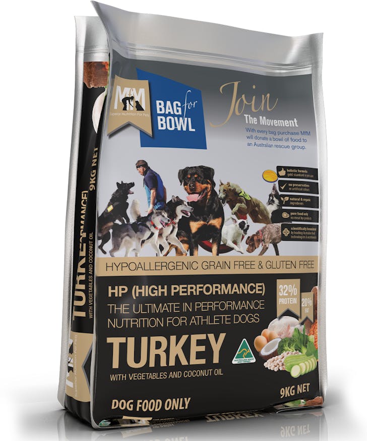 A bag of Meals for Mutts, one of the best all natural dog foods on the market.
