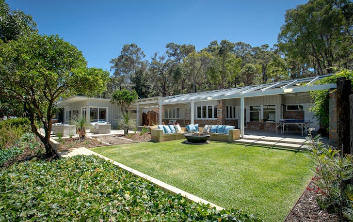 The outdoor space at Meelup Valley Retreat 