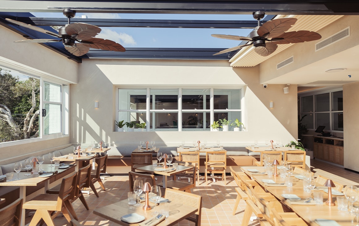 the interior of melrose from a different angle