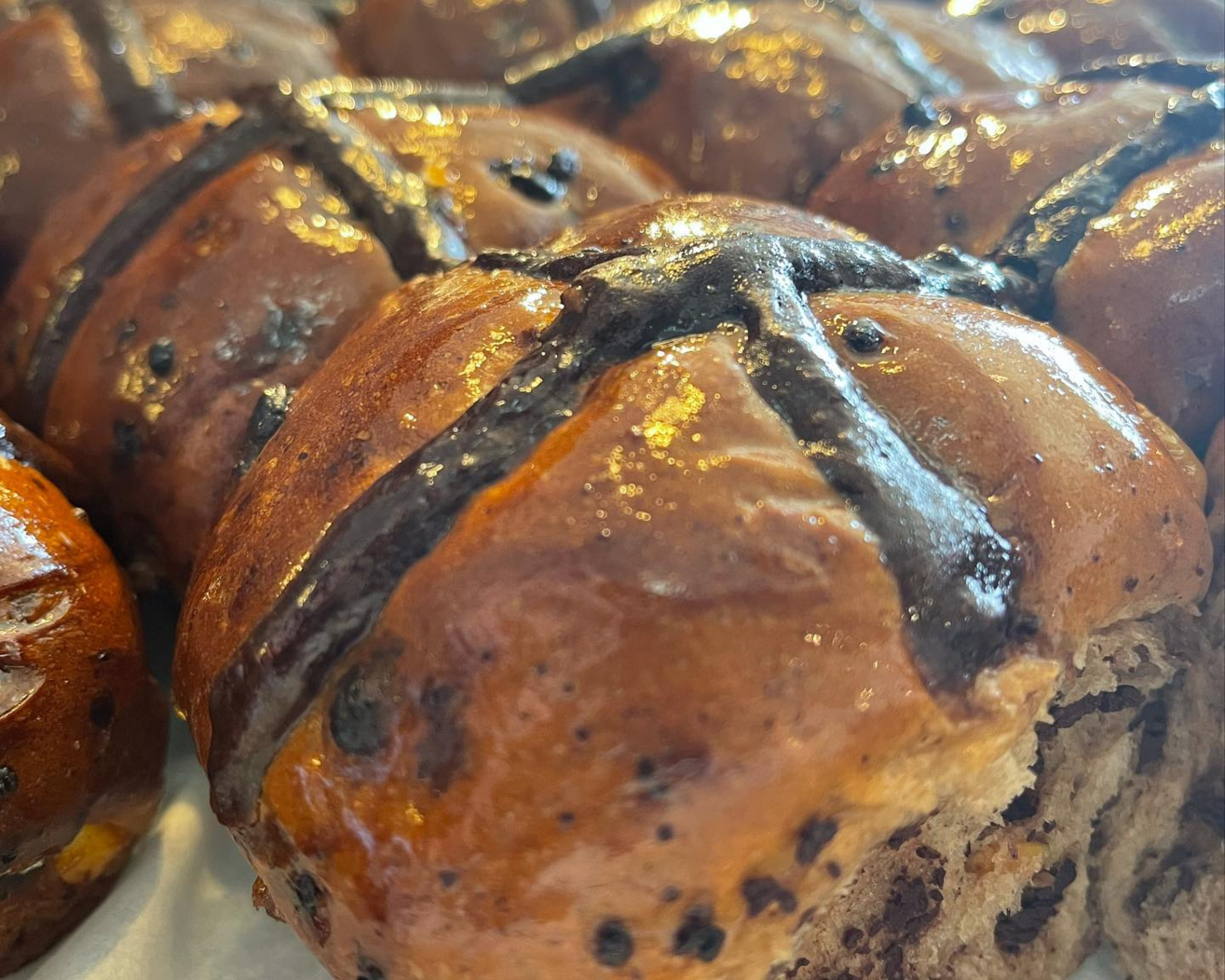 Some of the best hot cross buns in Auckland, from Miann. 