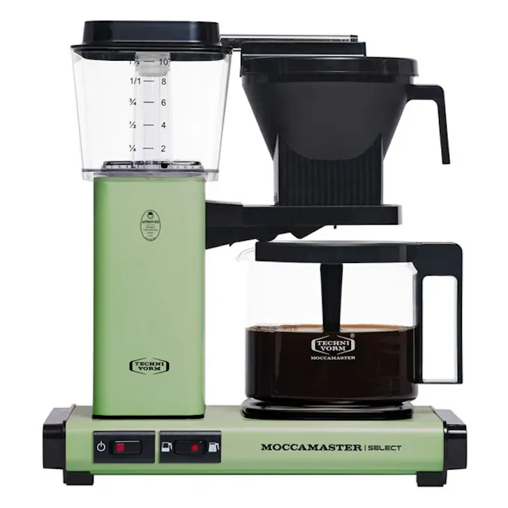 Pastel green drip brew moccamaster product image