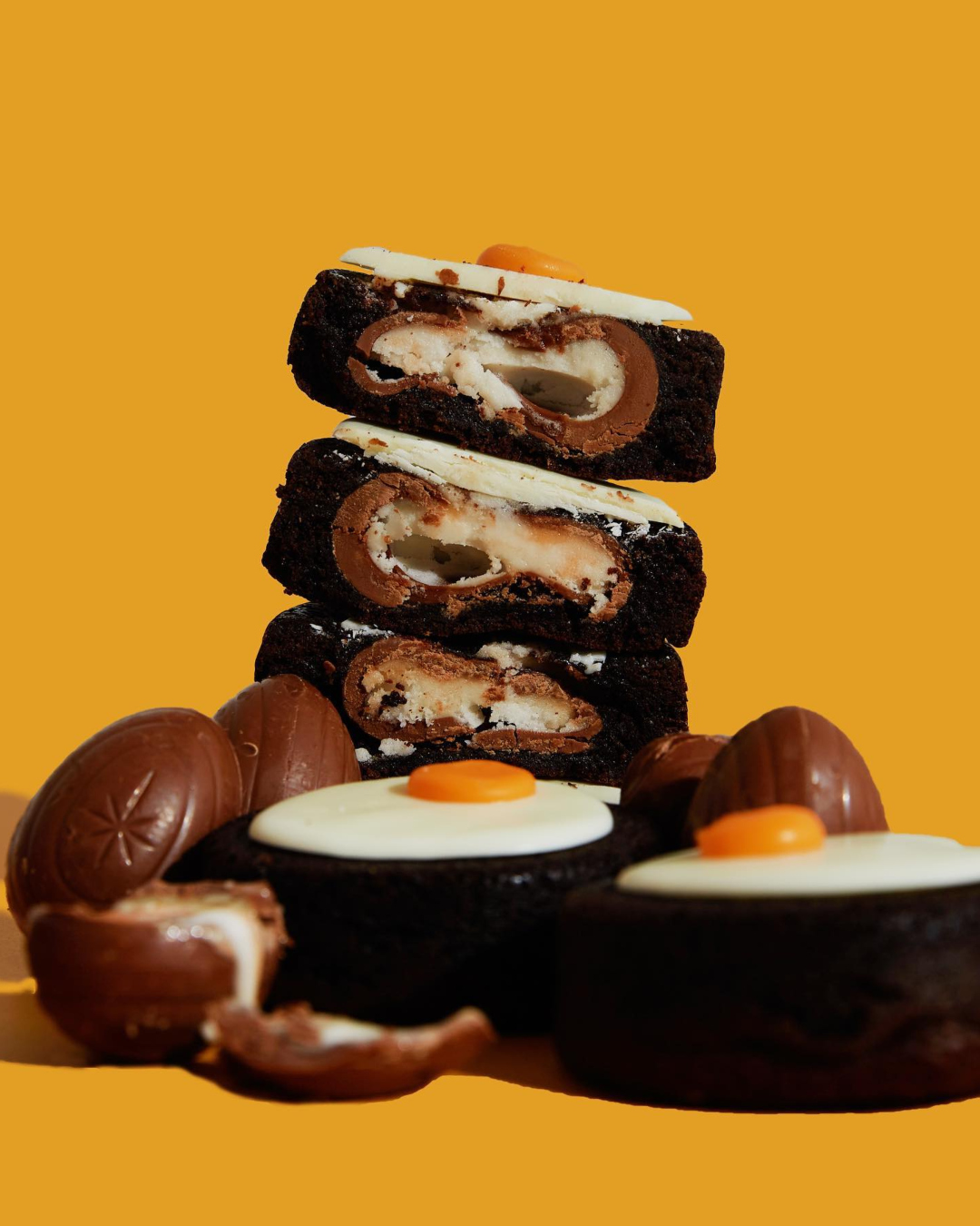 Moustache's Creme Egg Cookie Pies—one of the best Easter treats in Auckland. 
