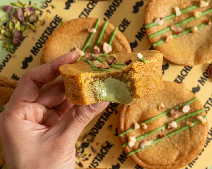 Sleigh The Day With A Giant Moustache Xmas Cookie