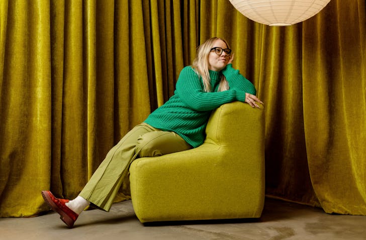 Founder of Mutual Muse Krista Hawkins, in situ.