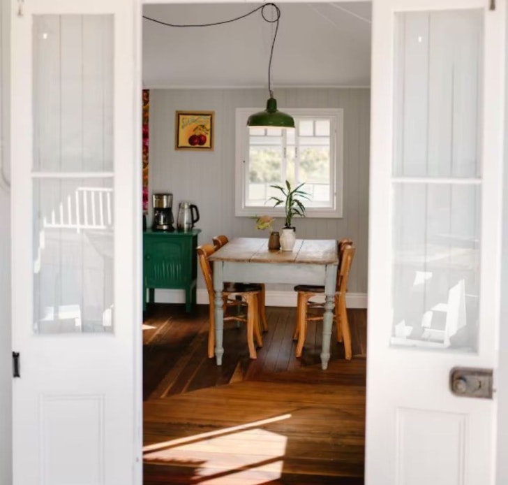 Myola Estate farm stay near Brisbane view inside