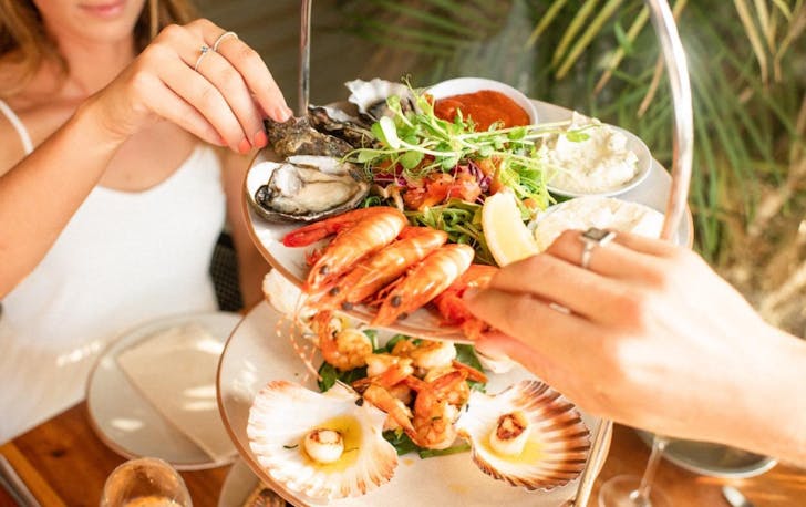 Food at Whalers Restaurant