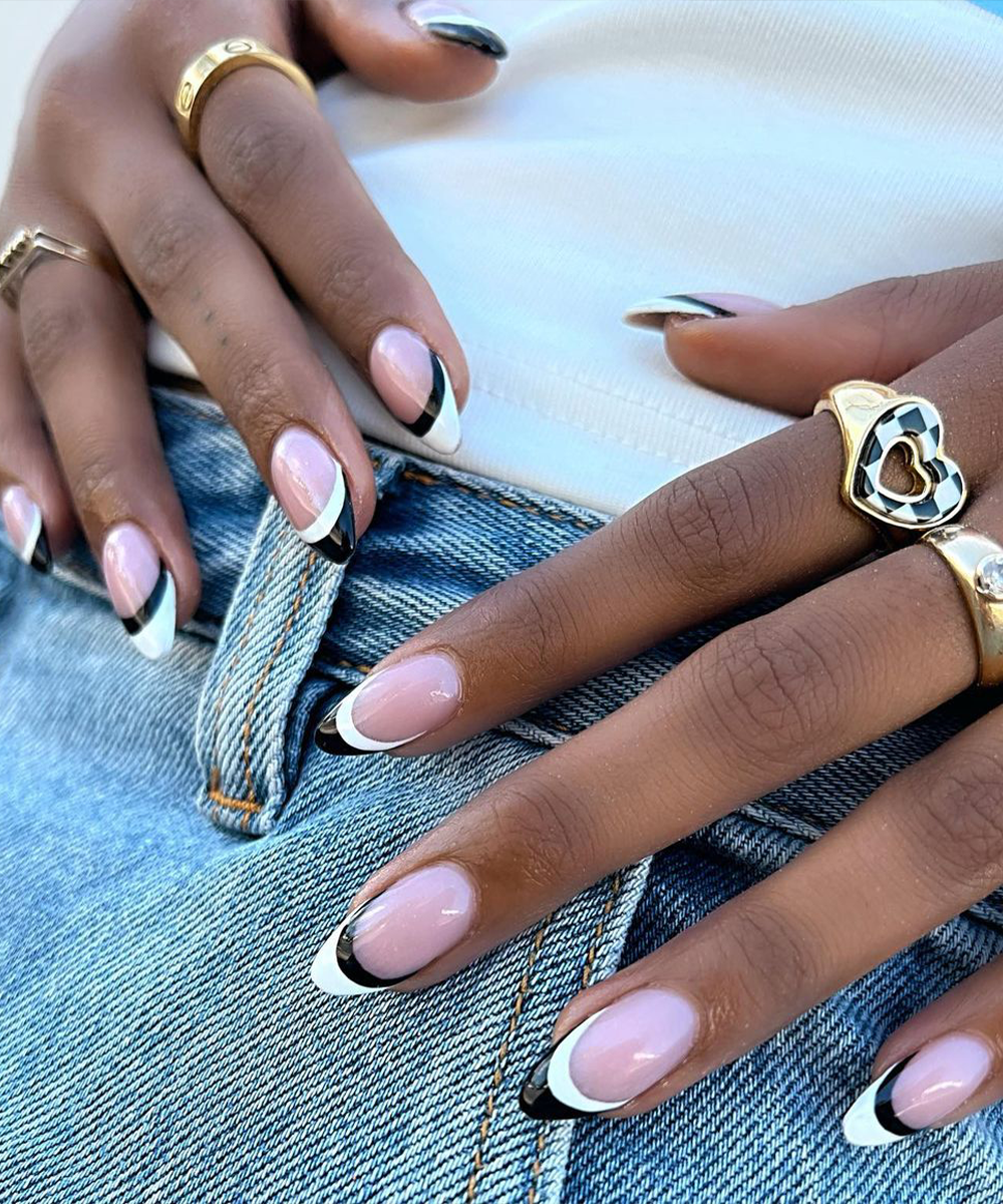 a shot of a pair of nails from a gold coast nail salon